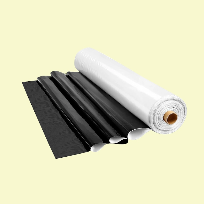 Laminas coextruidas de polietileno, bicolor (blanca y negra)